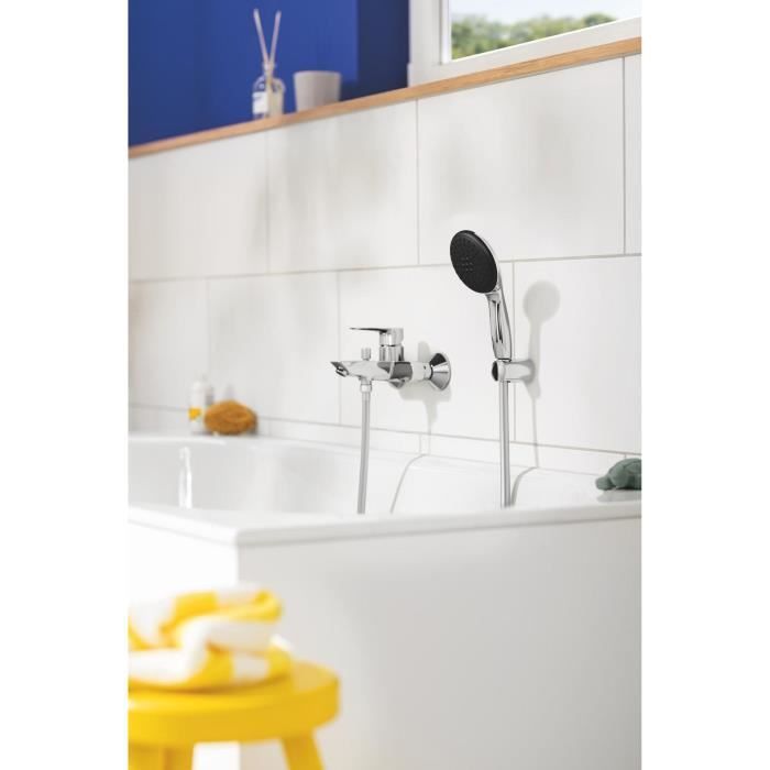 Shower set with 2 jets shower head, holder and hose - GROHE Vitalio Start 110 27950001 - Easy selection - Water saving