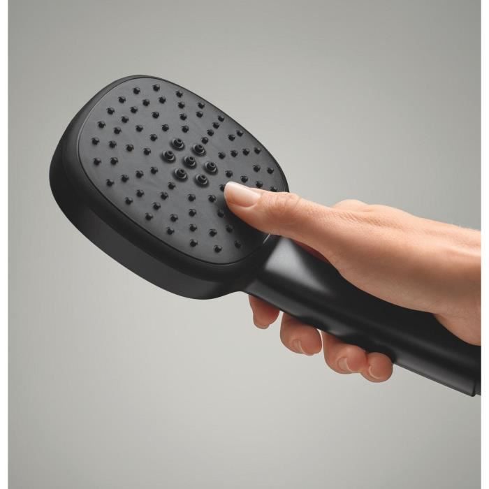 Shower head - GROHE Vitalio Comfort 110 263972431 - 2 jets (Rain/Stimulating) - Easy selection - Water saving - Matt black