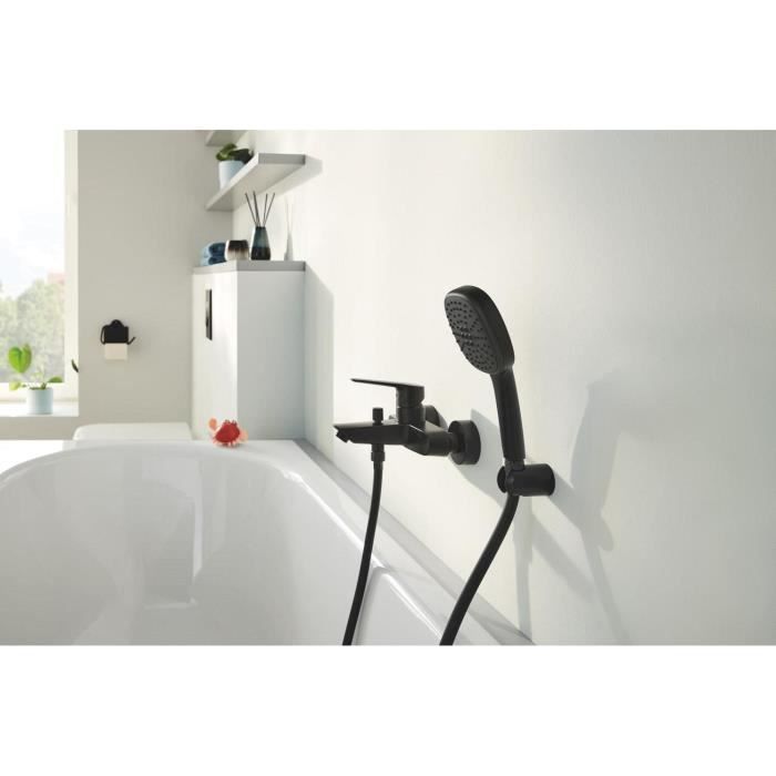 Shower head - GROHE Vitalio Comfort 110 263972431 - 2 jets (Rain/Stimulating) - Easy selection - Water saving - Matt black