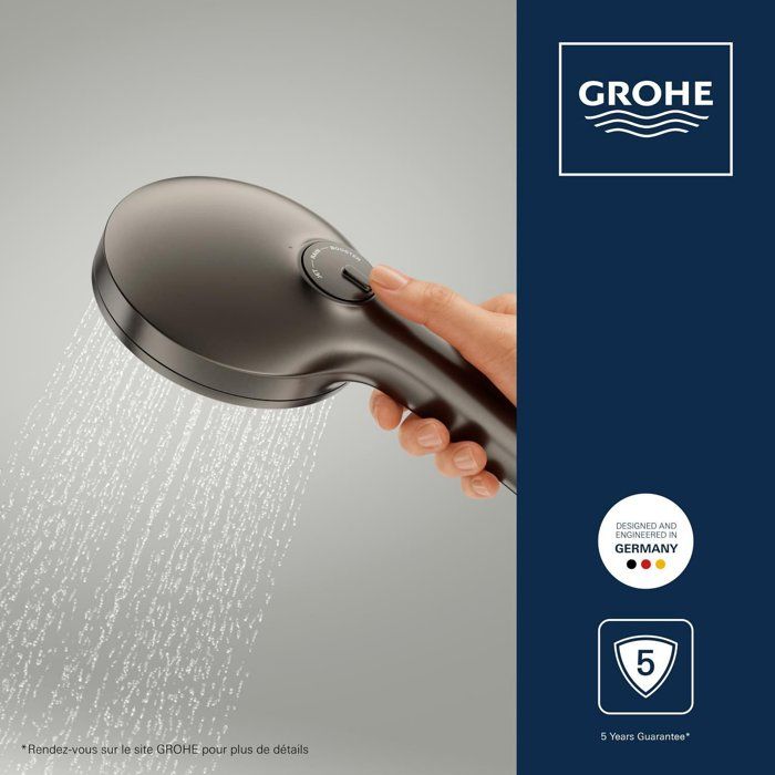 Hand Shower - GROHE - Vitalio Joy+ 120 - 3 Spray Patterns