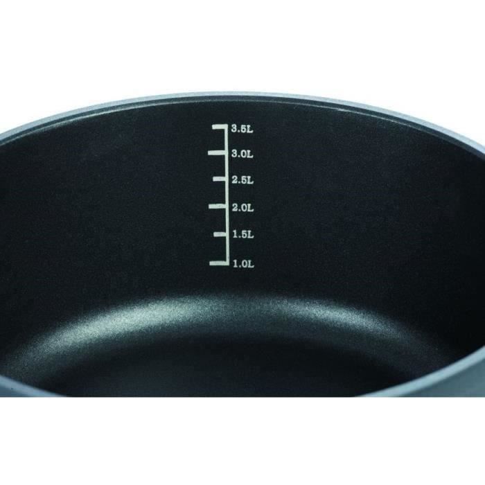 Cast aluminum casserole dish - GSW - SILCOGUSS - 28 cm - Induction - Black