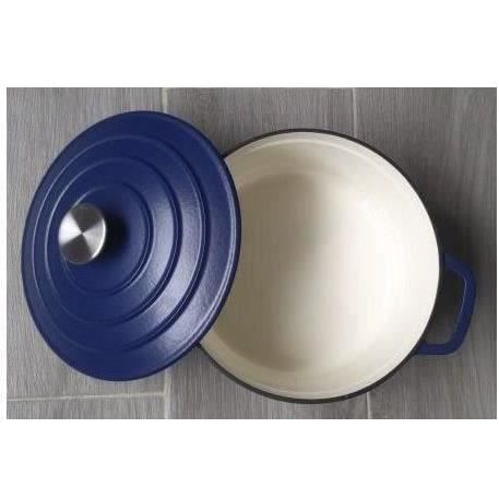 GSW - Blue Magic - Stockpot - Ø 20 cm - Cast iron - Blue - All heat sources including induction