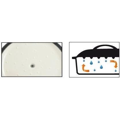 GSW - Blue Magic - Cocotte - 33 x 26 cm - Cast iron - Blue - All heat sources including induction