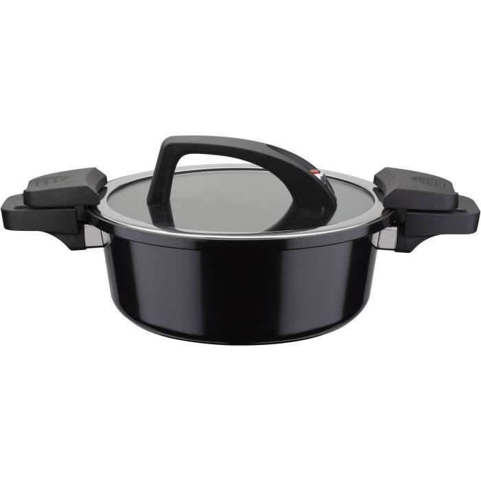 Low pressure cooker - GSW - 24 cm - 4 L - Forged aluminum - Induction - Black