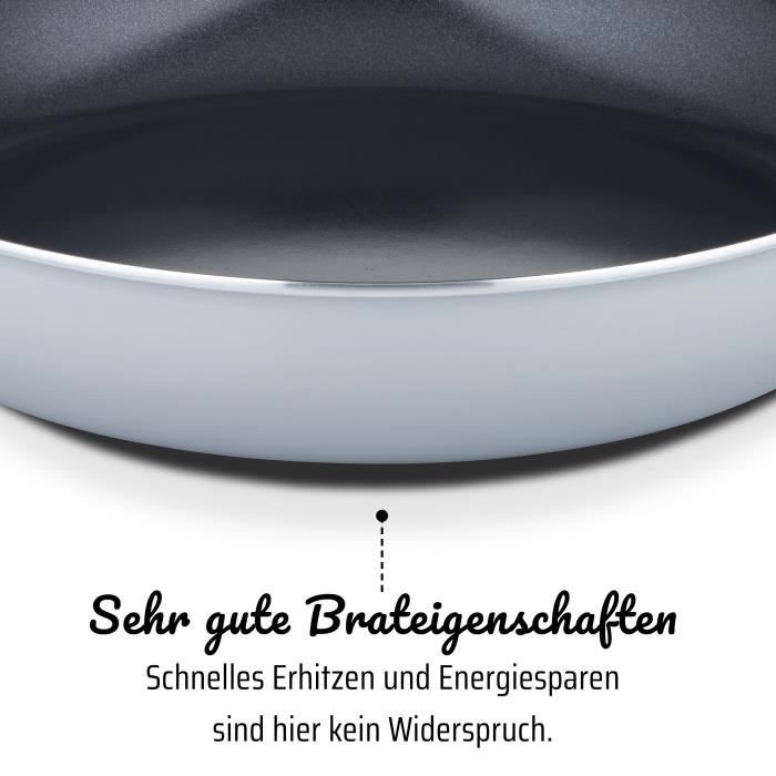 Professional frying pan - GSW - PRO BASIC - 28 cm - Induction - Thick forged aluminum - Gastronomy quality