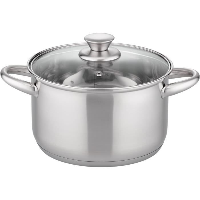 Dutch oven - GSW - RIGO - 24 cm - Induction - Stainless steel