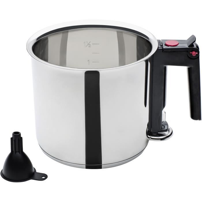 Bain-marie - GSW - 16 cm - 1.5 L - Double wall and reservoir - Induction - Stainless steel