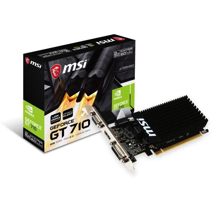 MSI GeForce GT 710 2GB DDR3 Graphics Card