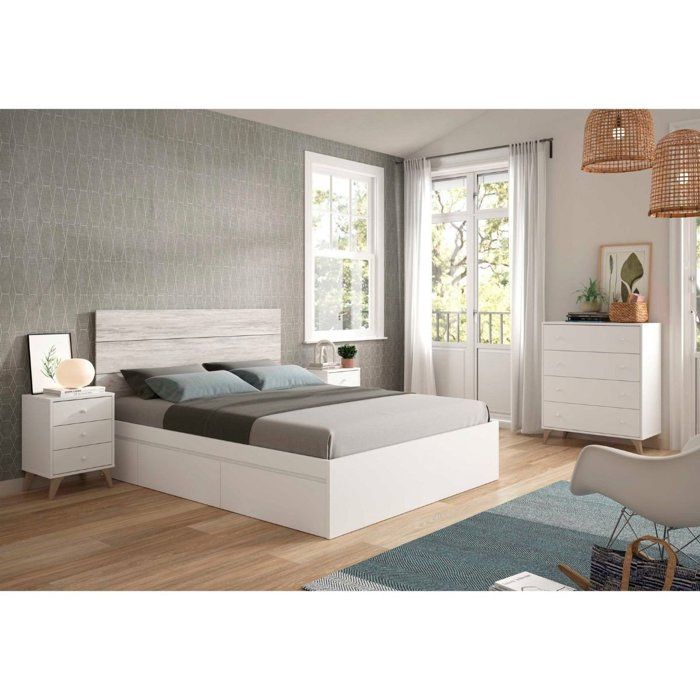Chest of drawers - Sweet - 4 drawers - White - 95 x 77.5 x 40 cm