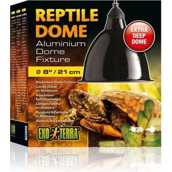 EXO TERRA Aluminum Reflector Dome Lamp L - For Reptiles