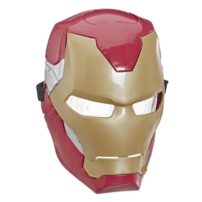Iron Man electronic mask with moving visor, with light effects, For children to dress up as their favorite hero, From 5