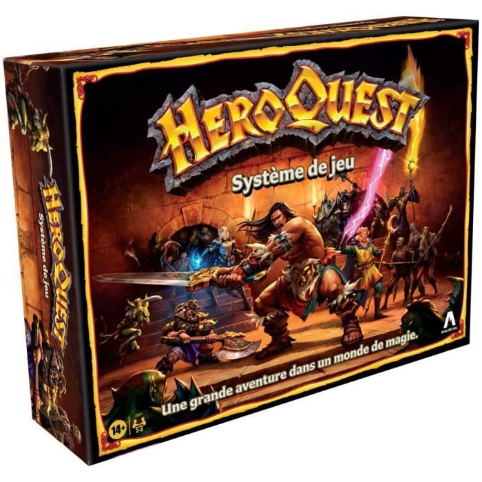 Heroquest game system - Fantastic adventure game Dungeon Styles - Board game - From 14 years old, 2 to 5 players