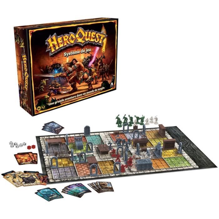 Heroquest game system - Fantastic adventure game Dungeon Styles - Board game - From 14 years old, 2 to 5 players