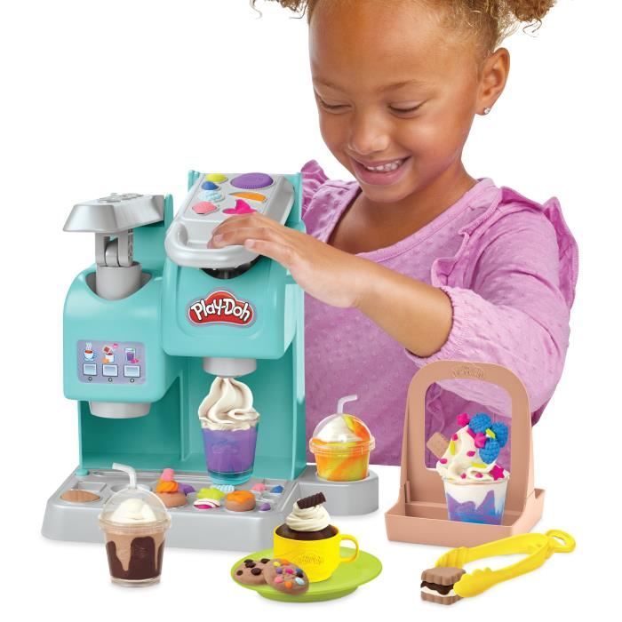 Play-Doh, My super coffee, 20 accessories and 8 pots of modeling clay, from 3 years old