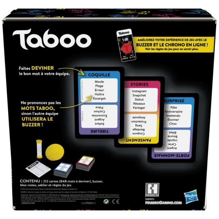 Taboo - Board game - New version