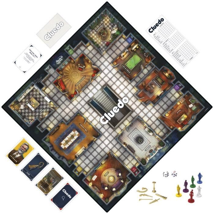 Cluedo Classic Refresh - Reflection and strategy board game - New version - 8 years old