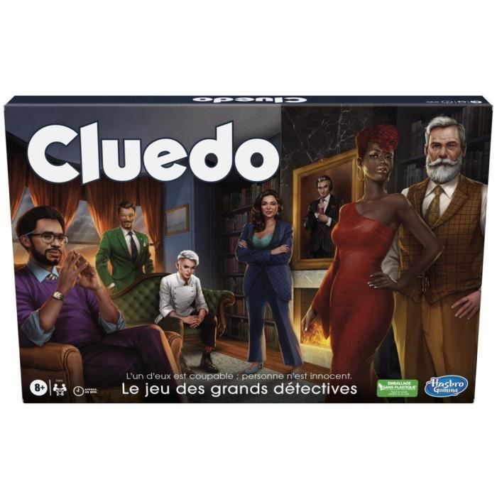 Cluedo Classic Refresh - Reflection and strategy board game - New version - 8 years old