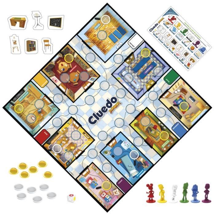 Cluedo Junior 2 -in -1 - Junior board game - Thinking game