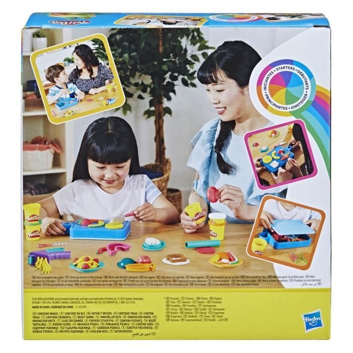 PLAY-DOH Little Chef's Kit, Modeling Dough, 14 Kitchen Accessories, Preschool Toys