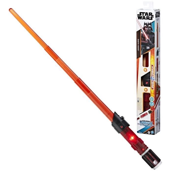 Electronic Lightsaber Darth Vader, Star Wars Lightsaber Forge Kyber Core, Kids Toys, Ages 4 and Up