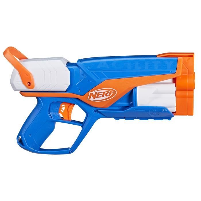 NERF Agility N Series Blaster, 12 Nerf N1 Darts Only for Nerf N Series Blasters, 6-Dart Drum, Outdoor Games