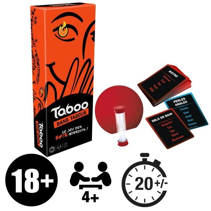 Taboo sans taboos, atmospheric board game, for adults