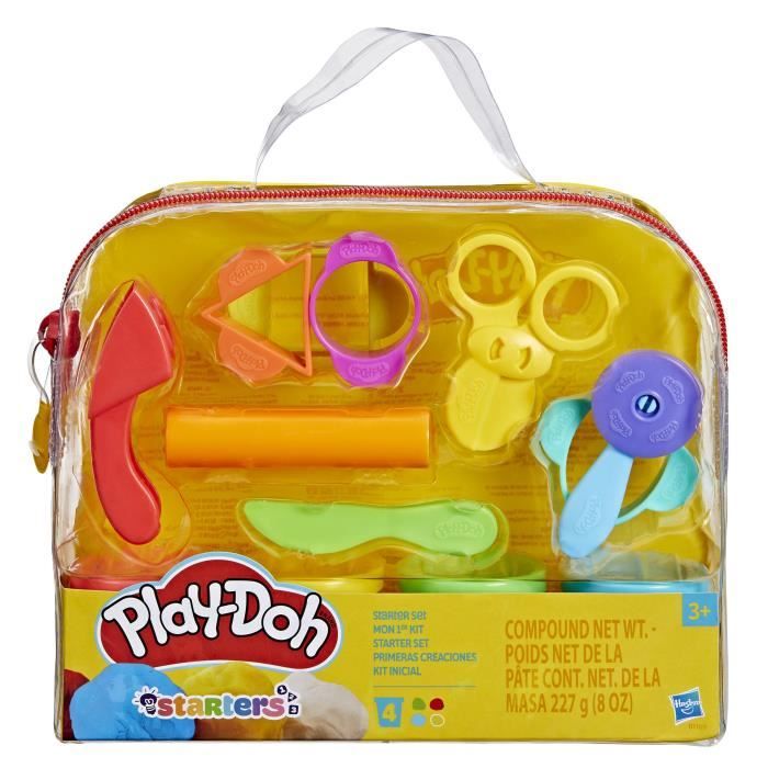 Play-Doh, My First Kit with 4 pots of modeling clay, for ages 3 and up
