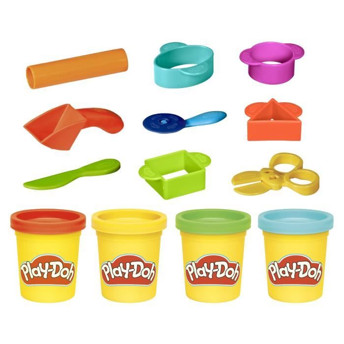 Play-Doh, My First Kit with 4 pots of modeling clay, for ages 3 and up