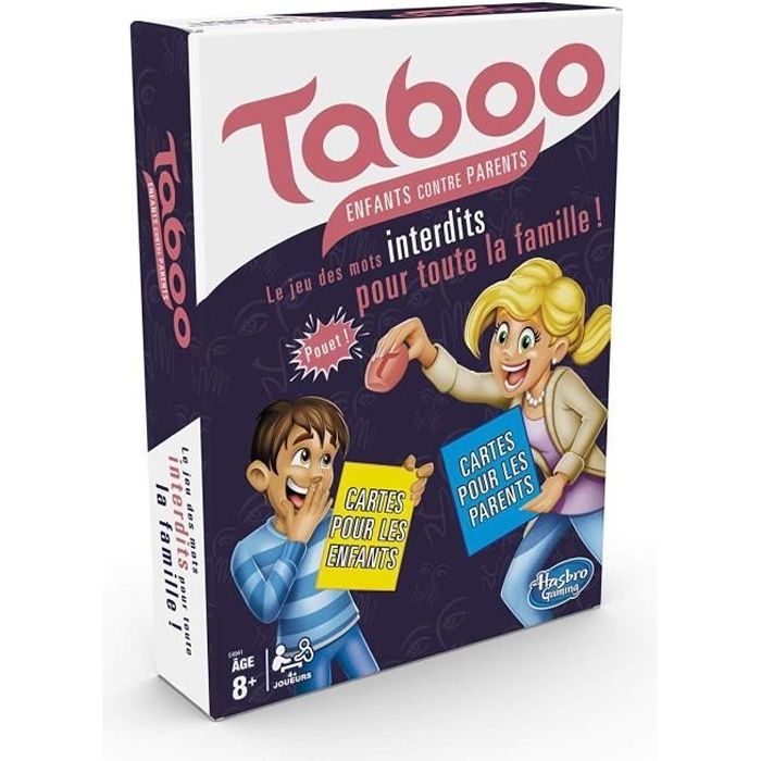 HASBRO GAMING - Taboo, Family Edition - Board Game, Thinking Game French Version