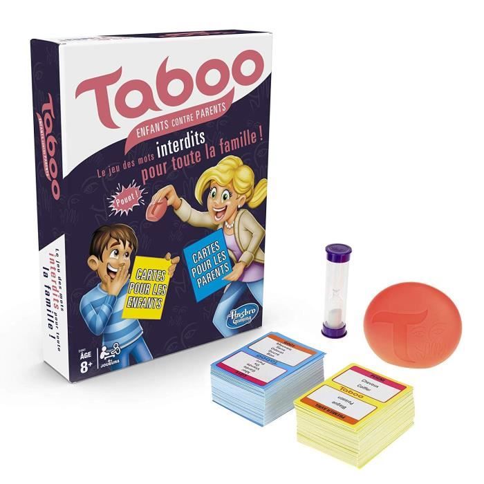 HASBRO GAMING - Taboo, Family Edition - Board Game, Thinking Game French Version