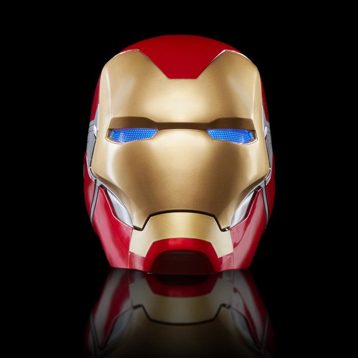 Iron Man Electronic Helmet, with Light Effects, Premium Collectible Cosplay Toy for Adults, Marvel Legends Series