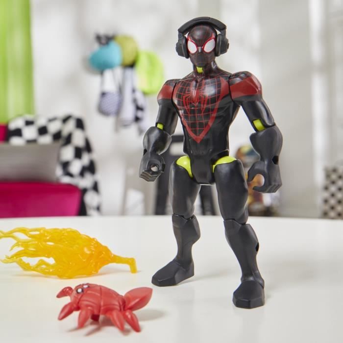 MixMashers Miles Morales, customizable figurine to mix and match with accessories, Marvel, Ages 4 and up