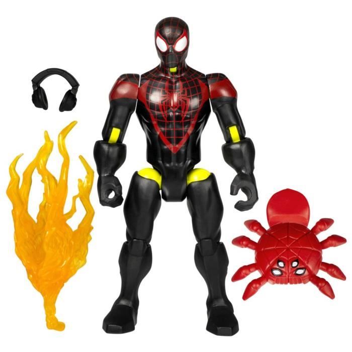 MixMashers Miles Morales, customizable figurine to mix and match with accessories, Marvel, Ages 4 and up