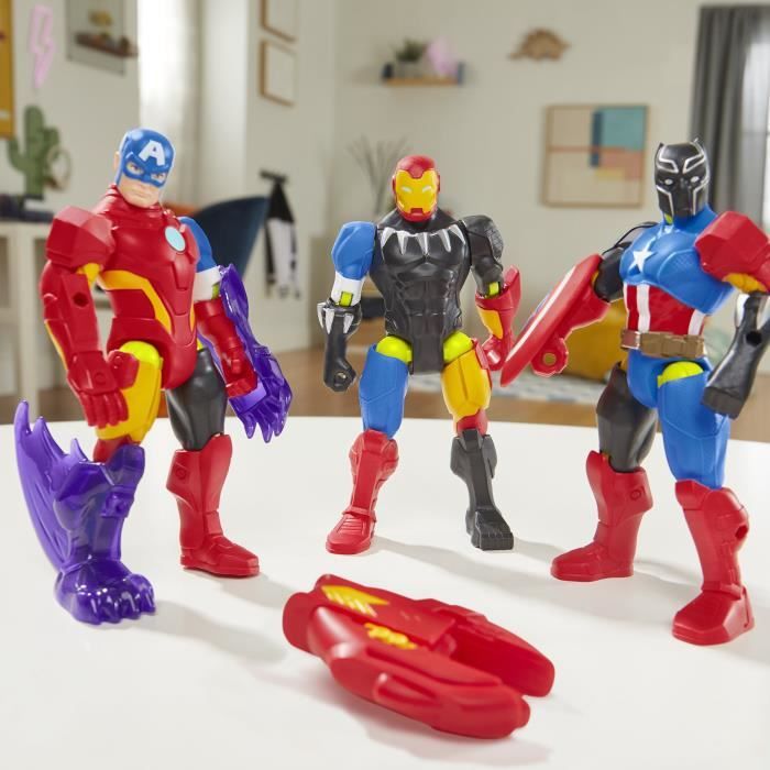 MixMashers Marvel Avengers Captain America Mix and Match Figure with Accessories
