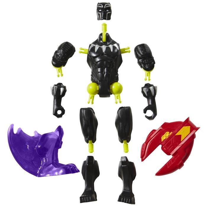 MixMashers Marvel Avengers Black Panther Mix and Match Figure with Accessories