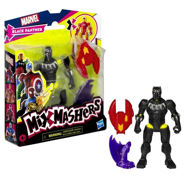 MixMashers Marvel Avengers Black Panther Mix and Match Figure with Accessories