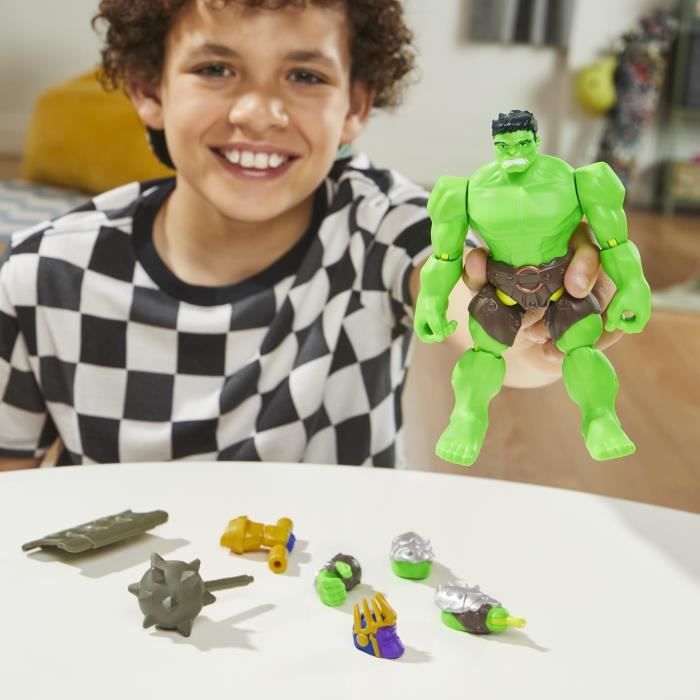 MixMashers Marvel Avengers, Customizable Hulk Deluxe Action Figure to Mix and Match with Accessories