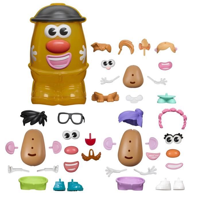 Potato Head Mega Potato Playset with 42 Pieces Including Storage Box, Creative Preschool Toys for Kids, Ages 2+