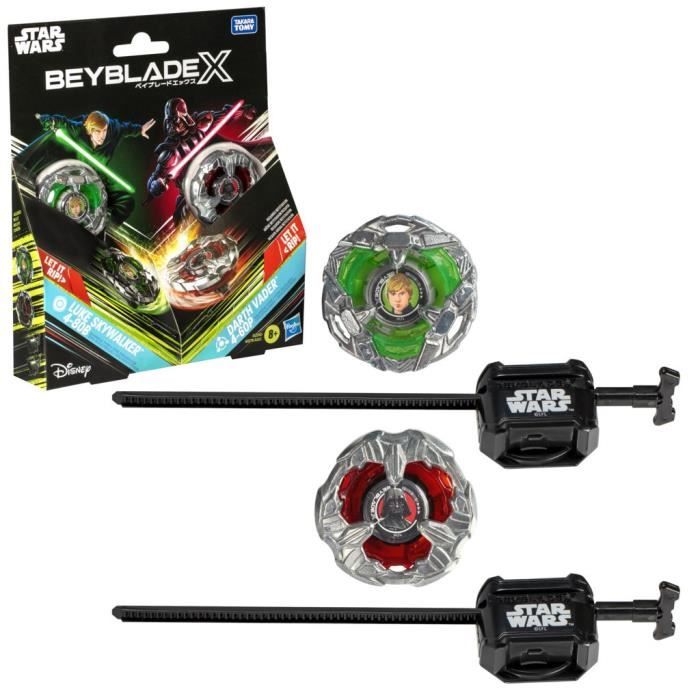 Beyblade X and Star Wars, Collab Luke Skywalker 4-80B vs. Darth Vader 4-60B, multipack