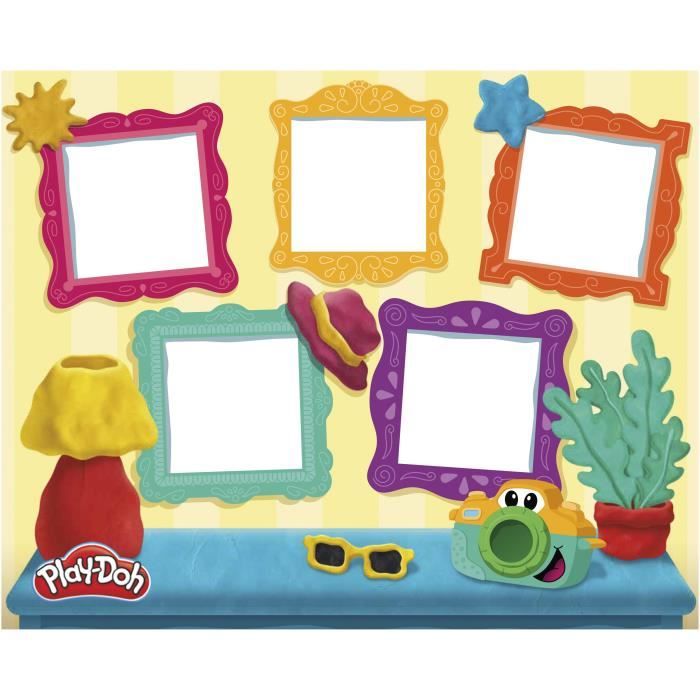 Play-Doh My Little Photos Starters, modeling clay, pretend camera, 7 accessories and activity mat, ages 2 and up