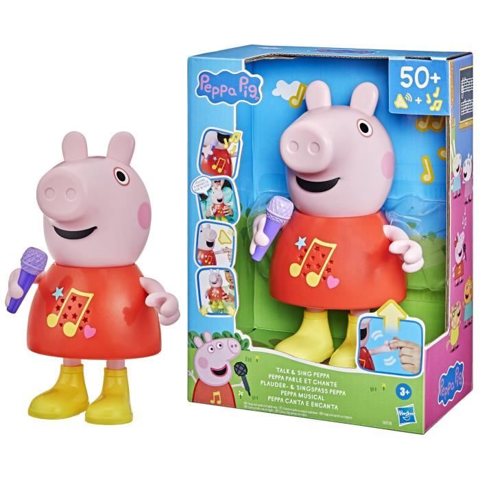 Peppa Pig Talking and Singing Musical Toy with 50+ Sounds, Phrases and Songs, Preschool Toys for Girls and Boys