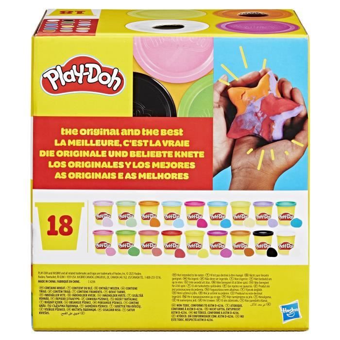 Play-Doh, 18-pack of modeling clay
