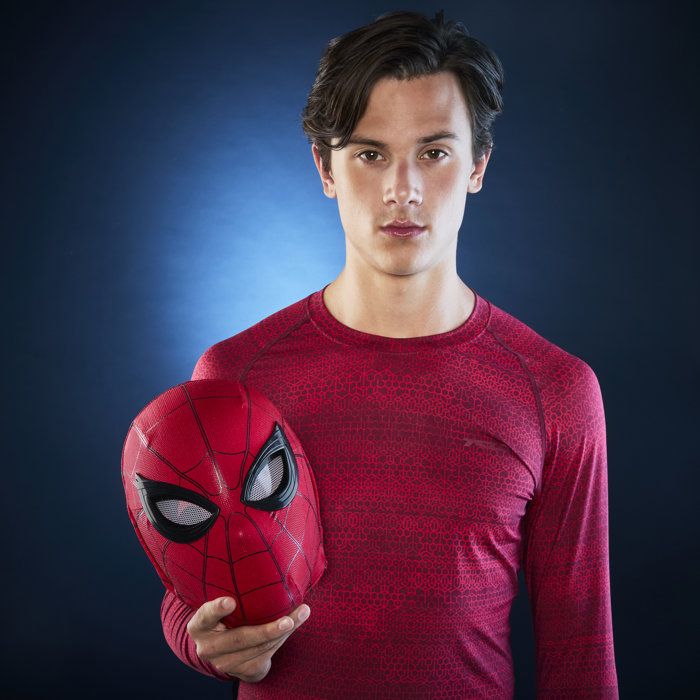 Masque de Spider-Man expressif électronique, Article de cosplay de Super-héro, Marvel Legends Serie, des 14 ans