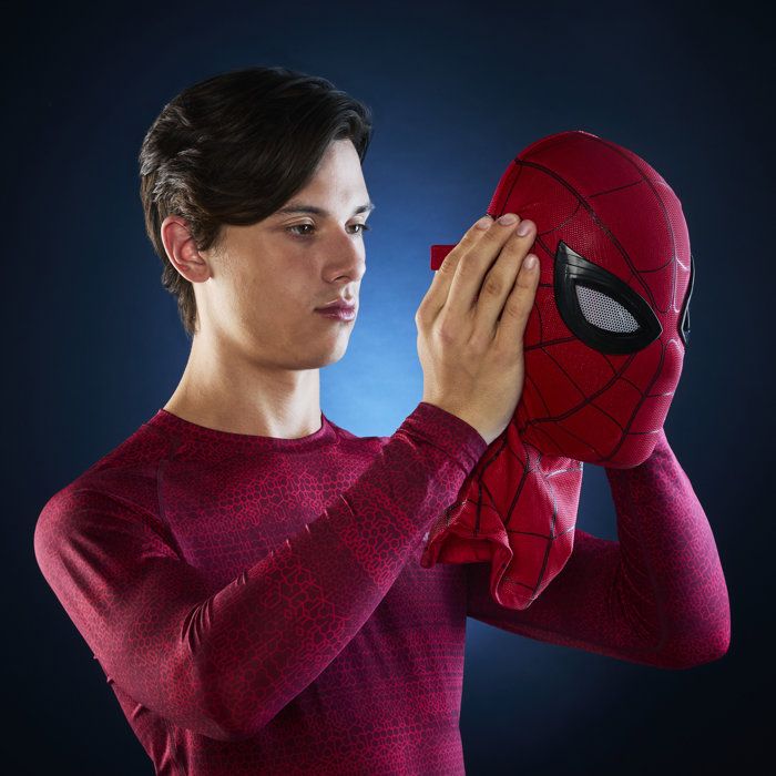 Masque de Spider-Man expressif électronique, Article de cosplay de Super-héro, Marvel Legends Serie, des 14 ans