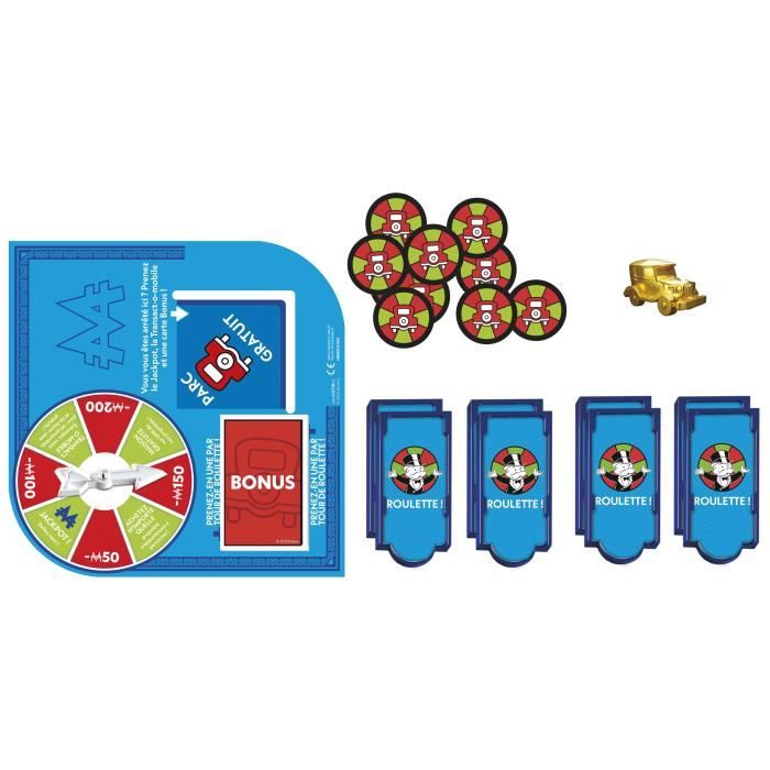 Monopoly Free Park Extension, Makes Classic Monopoly Game More Fun and Faster, 2-6 Players, 40 Minutes, Board Games