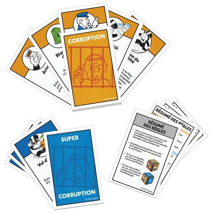 Monopoly Go to Jail Expansion, makes the classic Monopoly game more fun and faster, board games, 2 to 6 players, 40 m