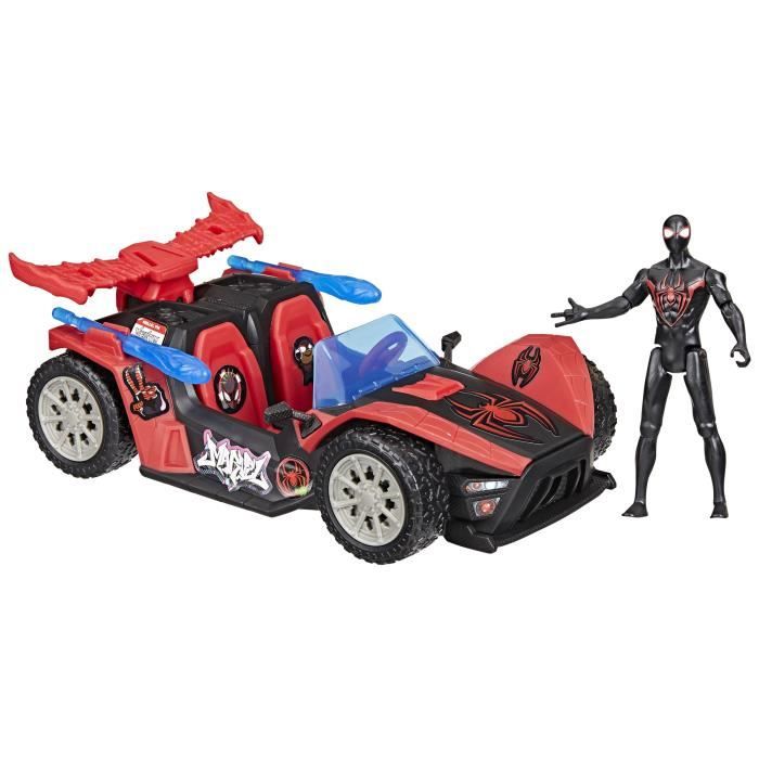 Miles Morales Remix Race Car Figure, Figure and Car, Ages 4+, Marvel Spider-Man VenomVersus Epic World of Action
