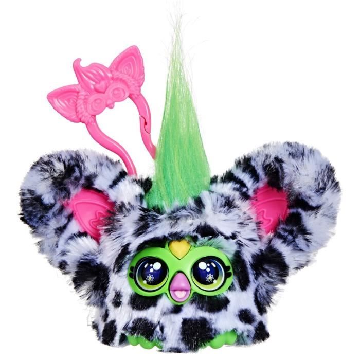 Furby Furblets Moo-Boo, Mini Electronic Plush for Girls and Boys, 45+ Sounds, Ages 6 and Up, Series 4, Hasbro