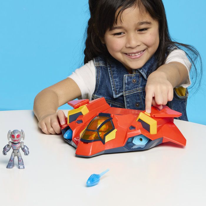Giant Iron Man Jet Armor, 7.5 cm action figures, with mecha armor and vehicle, superhero toys, Iron Man and His Extraordinary Friends