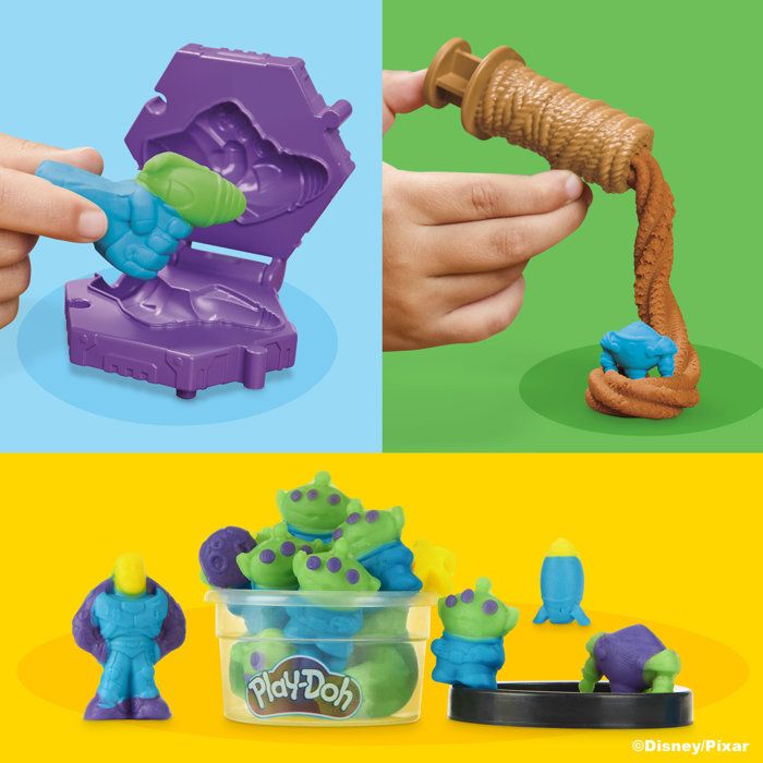 Play-Doh Toy Story Space Creations, modeling clay set, arts and crafts, Disney toys for kids, ages 4 and up